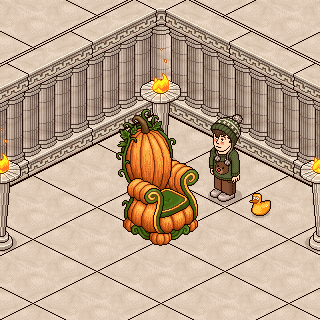 RARE Pumpkin Throne