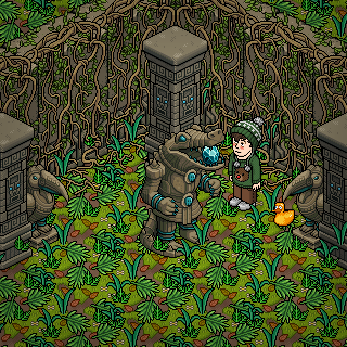 RARE Gemstone Idol Statue