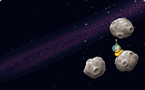 Space - Asteroid Duck